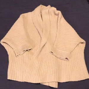 Cream open cardigan